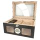 Humidor na doutníky Walnut Veneer 80D, 38x27x18cm  (09462)