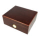 Humidor na doutníky Červenohnědý - Stoln humidor na doutnky s kapacitou cca na 35 doutnk (v zvislosti na velikosti). Humidor Angelo ve tmavm hndo bordovm proveden m polomatn matn povrch s jemnou kresbou. Prostor pro doutnky je mon rozdlit dle poteby piloenou vyjmatelnou a stavitelnou pepkou. Humidor je vybaven analogovm vymnitelnm vlhkomrem, kter najdeme na eln stran a polymerovm zvlhovaem. Zvlhova je mon uchytit v prostoru humidoru na vnitn stran vka pomoc suchho zipu s oboustrannou samolepc pskou, kter je soust balen. Vnitek humidoru je vyloen cedrovm devem, kter prospv skladovn doutnk. Pokrbn povrchu, na kterm je humidor poloen, zabrauje jemn tkanina, kterou je spodn vnj st humidoru vybavena.

Rozmry humidoru vnj ( x H x V): 260 x 220 x 110 mm
Prostor pro doutnky ( x H x V): 235 x 195 x 67 mm
Prmr otvoru pro vlhkomr: 35 mm
Prmr zvlhovae: 56 mm
Distributor: Fortis-DB, spol. s r.o.

Humidory jsou dodvny nezavlhen, proto Vm nabzme bezplatnou volitelnou slubu Zavlhen humidoru, kterou si vyberete v Souvisejcm zbo. Nov humidor je nutn ped prvnm uloenm doutnk zavlhit, upravit a ustlit jeho vlhkost na poadovanou hodnotu. Dobe zavlhen humidor uchov Vae doutnky ve skvl kondici.

a target=_blank href=..\www\prilohy\Nvod_k_pouit_humidoru.pdfNvod k pouit humidoru - PDF/a
