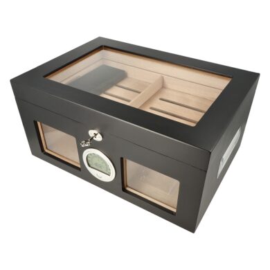 Humidor na doutníky Walnut Veneer 80D, 38x27x18cm  (09462)